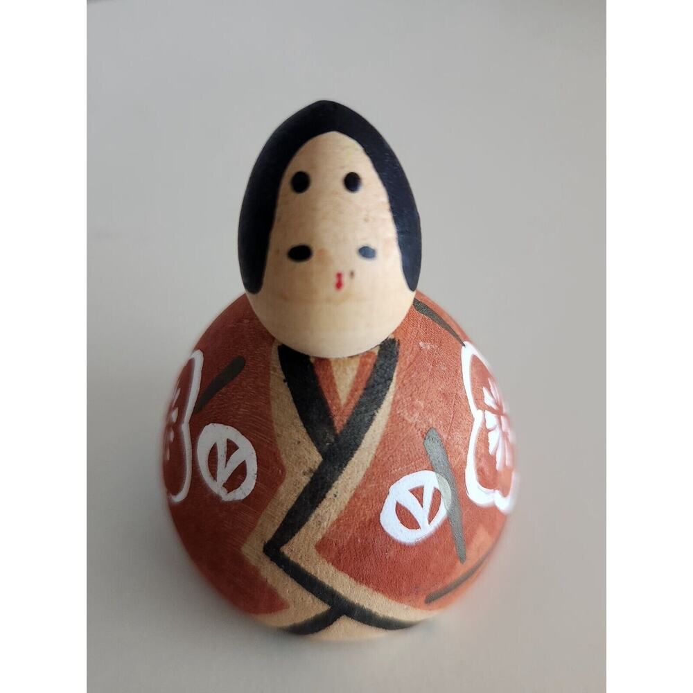 Momoyama Modern Kokeshi Dolls & Netsuke Clay Figurines Set Japan - Picture 11 of 14